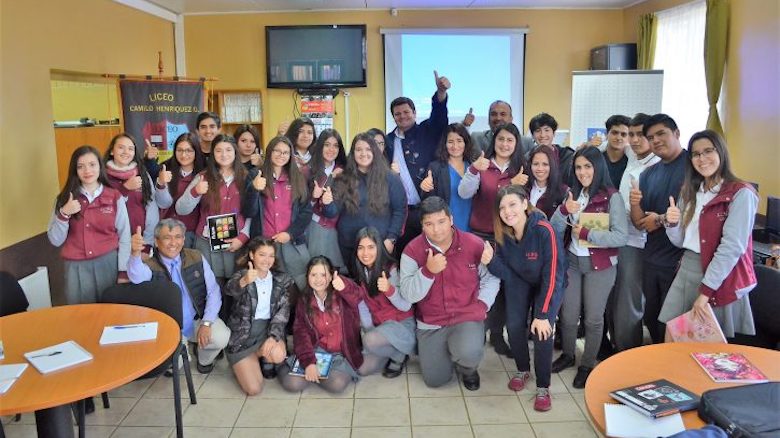 Se celebra el Día contra el Ciberacoso Escolar en el Liceo Bicentenario Camilo Henríquez de Lanco