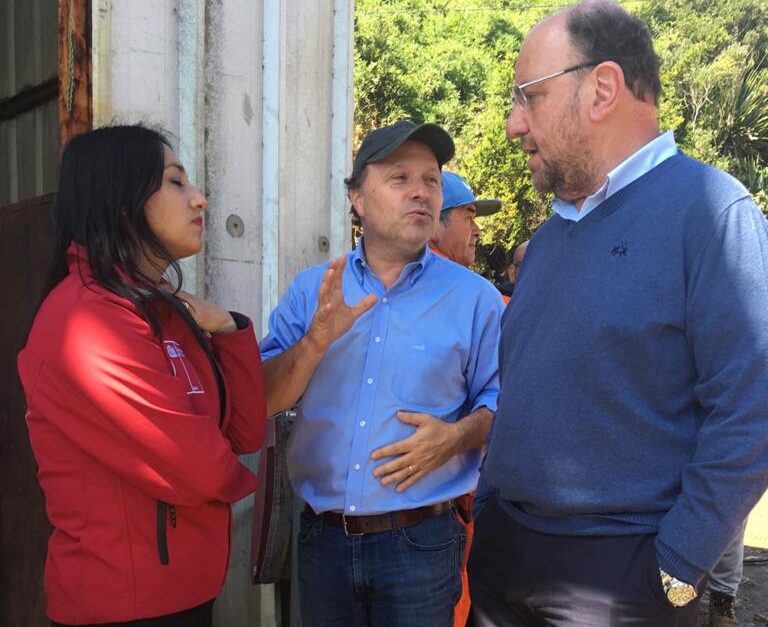 Senador De Urresti reitera solicitud a ministro MOP de un plan de mejoramiento para la ruta del sector Alerce Costero y Hueicolla en La Unión