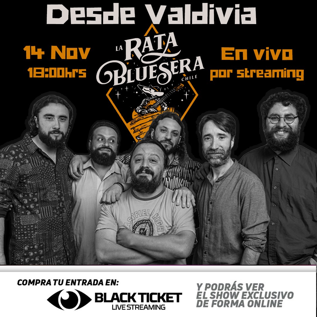 La Rata Bluesera realizará Live Streaming exclusivo por BLACKTICKET
