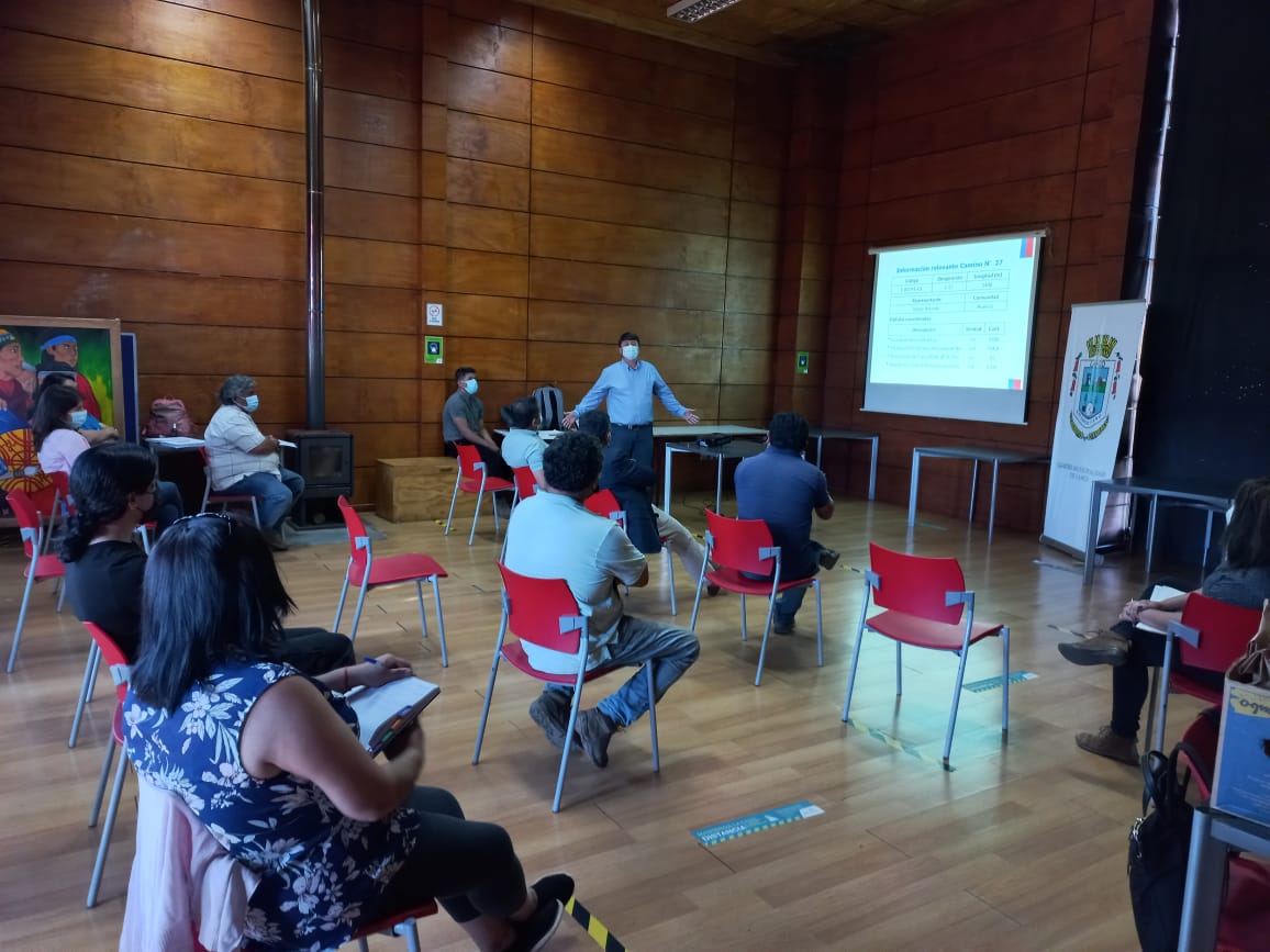 PROGRAMA CONECTIVIDAD INDÍGENA DEL MOP REALIZA REUNIÓN DE PARTICIPACIÓN CIUDADANA
