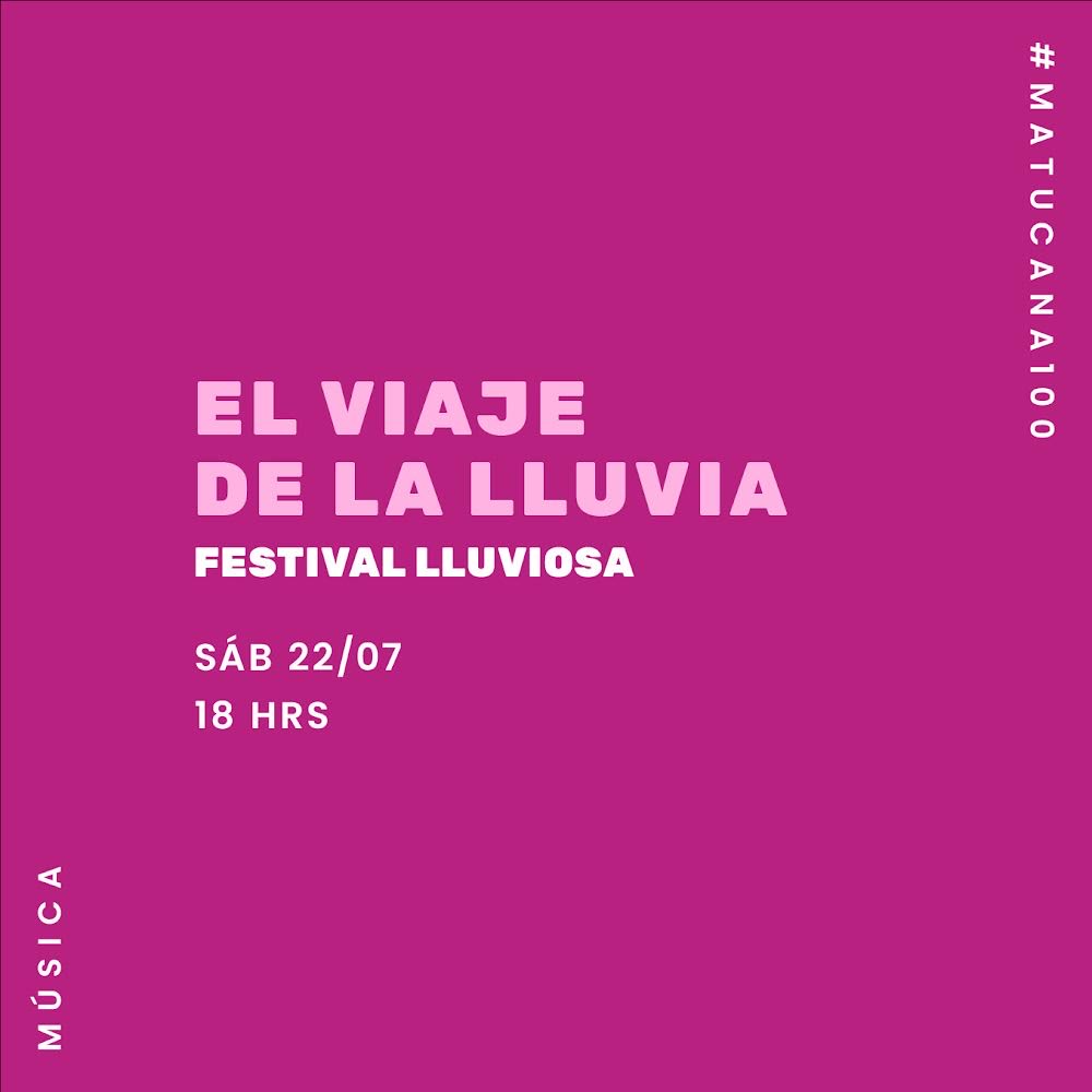 Desde la Región de Los Ríos a Santiago: Festival Lluviosa realizará su primer ciclo en M100