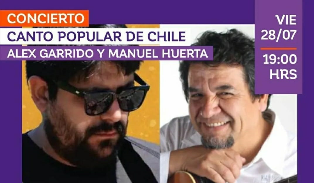 Manuel Huerta y Alex Garrido se presentan en el Teatro Galia de Lanco