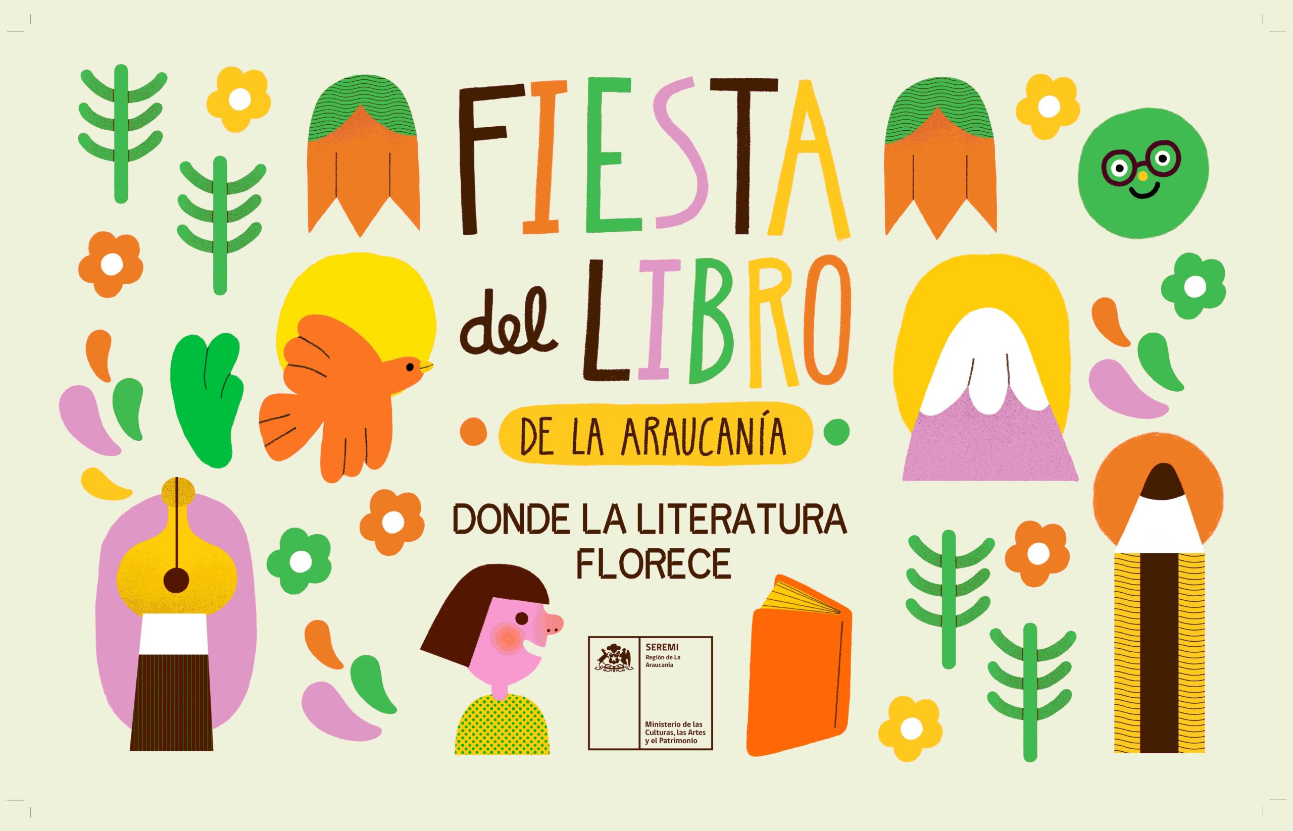Primera Fiesta del Libro en la Araucanía invita a tres días de un variado programa de actividades en torno a la literatura y a la cultura