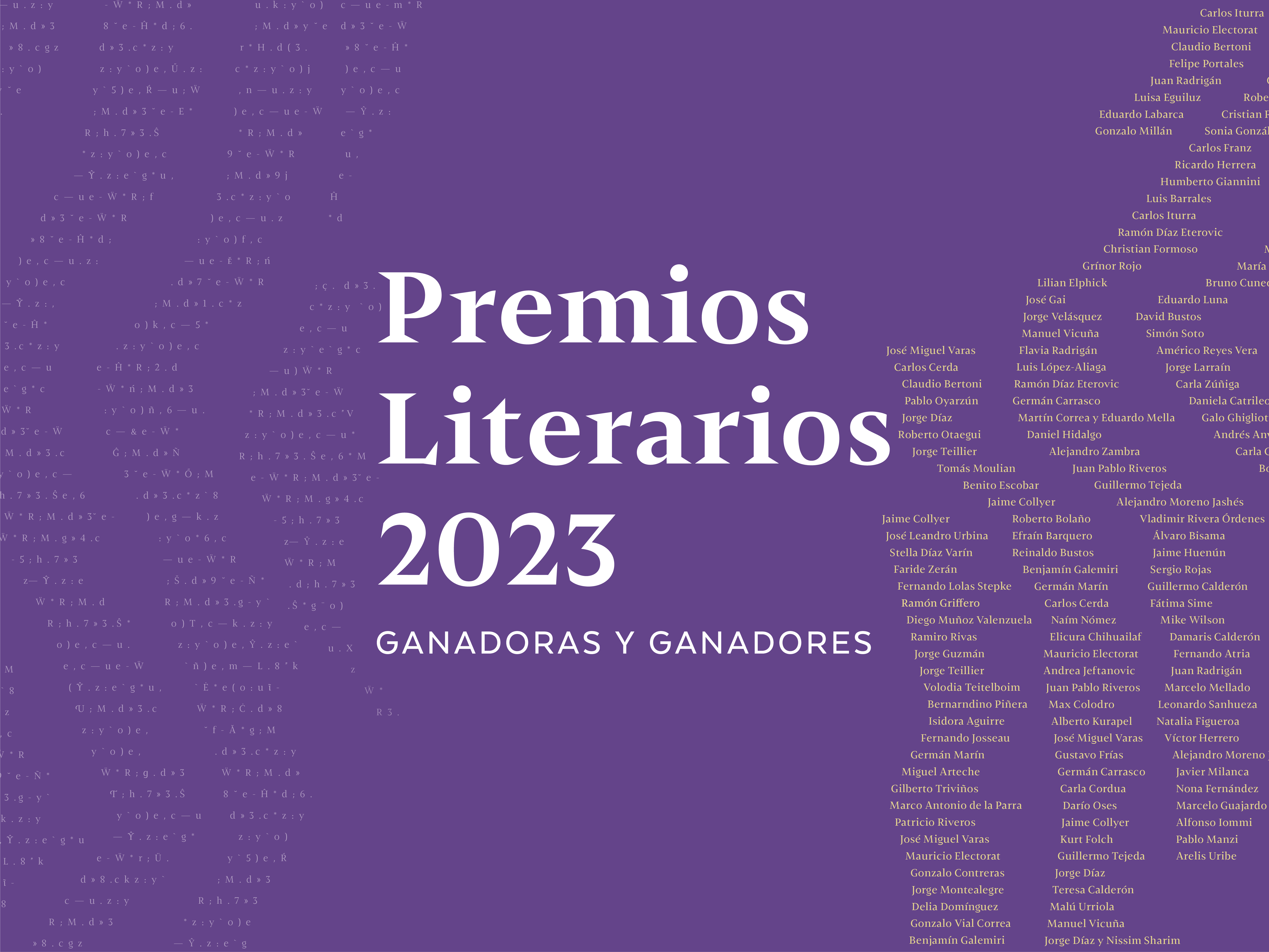 Ministerio de las Culturas anuncia ganadoras y ganadores de los Premios Literarios 2023 y conmemora los 30 años de Mejores Obras Literarias