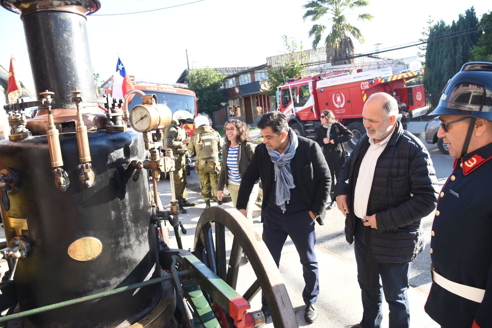 Con monumento histórico bomba “Abuela” de Los Lagos como protagonista autoridades lanzaron el Día de los Patrimonios