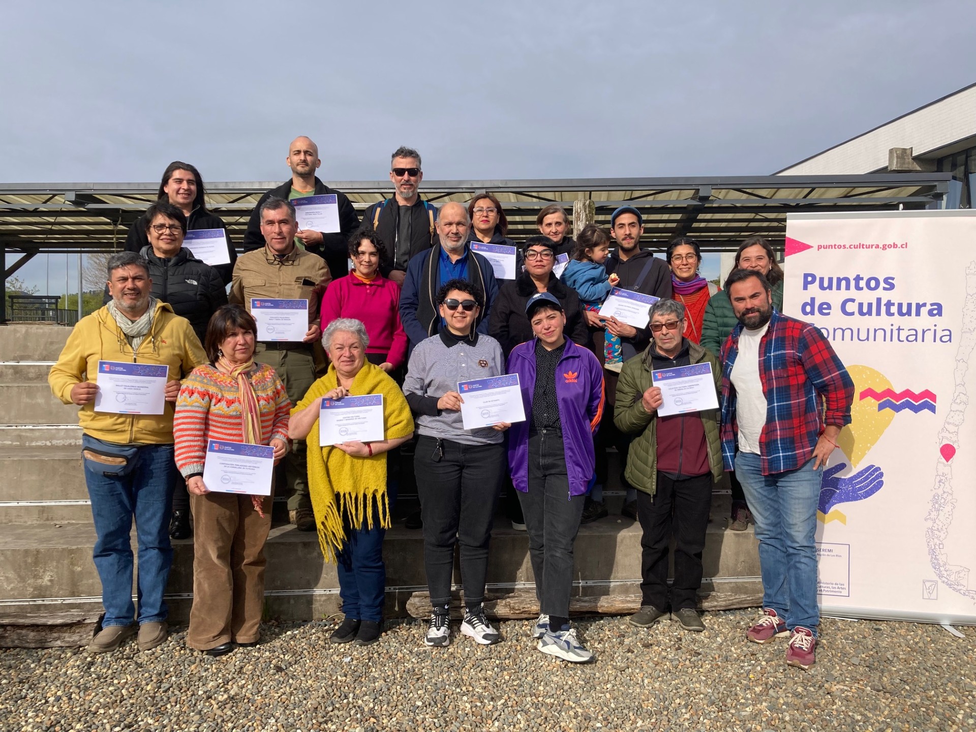 Mayor diversidad territorial y de ámbitos de gestión caracterizan a las 16 organizaciones reconocidas como nuevos Puntos de Cultura Comunitaria en Los Ríos