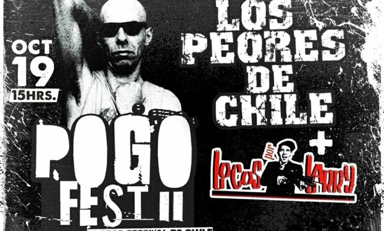 Los Peores de Chile anuncian la parrilla de “Pogo Fest 2”