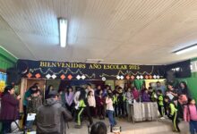 Escuela Rucaklen de Lumaco el Día de la Familia.