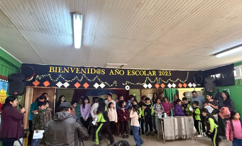 Escuela Rucaklen de Lumaco el Día de la Familia.