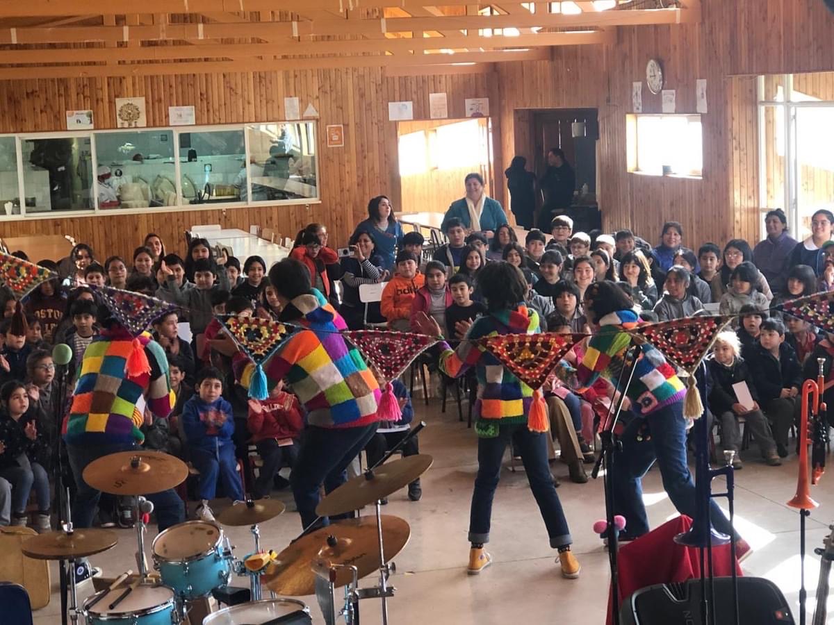 Banda Música en Mi Jardín realiza gira por la comuna de Villarrica