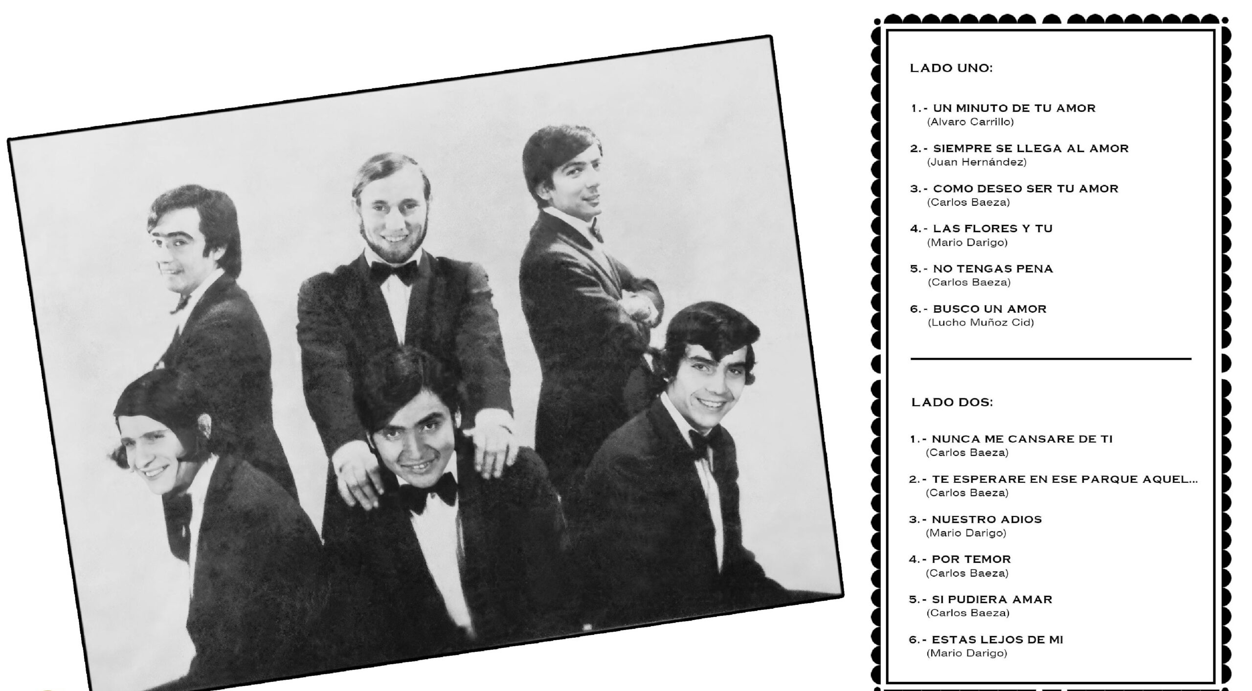 “Como deseo ser tu amor” de Los Galos regresa en Vinilo a disquerias